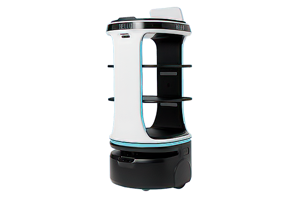 SERVI PLUS's food service robot for restaurant table food delivery and dish bussing