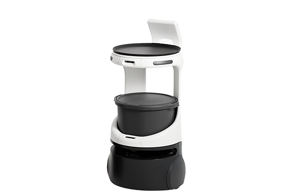 SERVI Mini food service robot for restaurant table food delivery and dish bussing