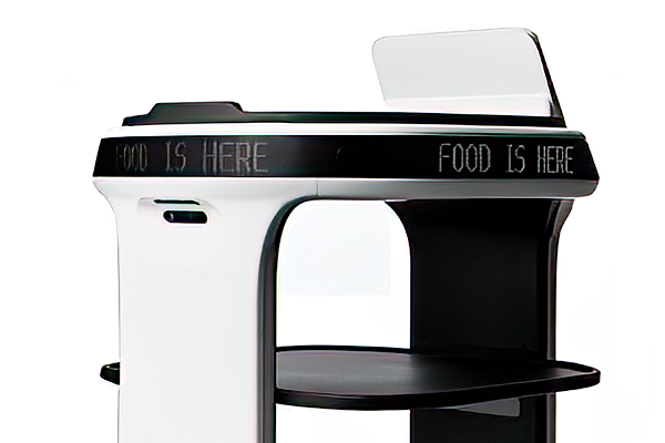 SERVI Mini food service robot rectangular tray