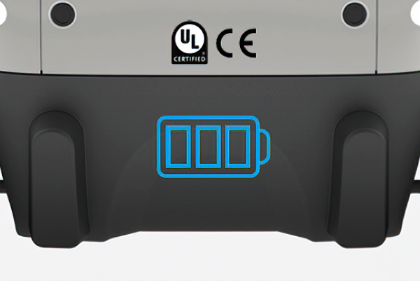 Camello+ uses advance lithium-ion batteries.