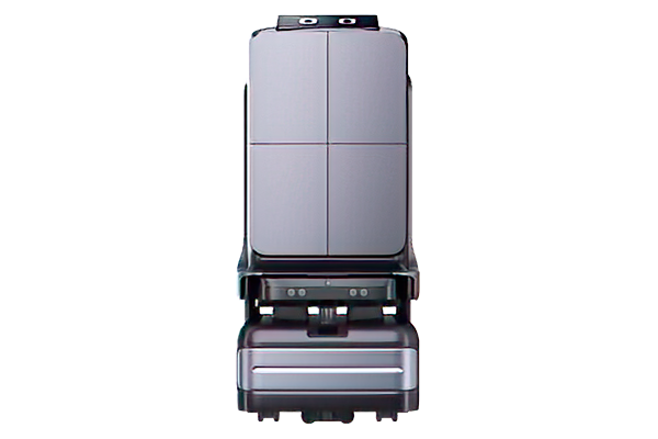 SLYLARK'S food service robot for restaurant table food delivery and dish bussing