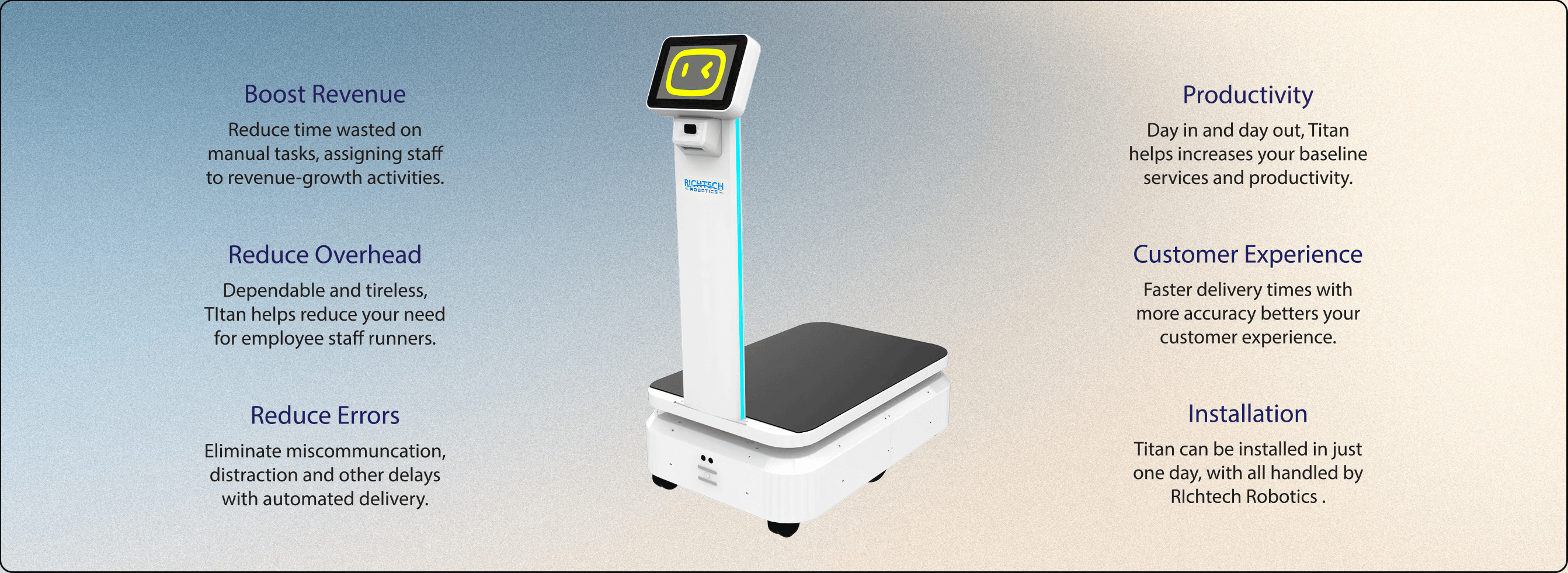 Richtech Robotics TITAN Delivery Robot