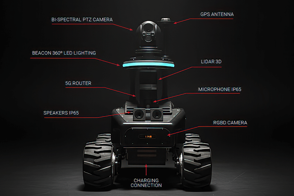 RB-Watcher uses advanced lithium-ion batteries.